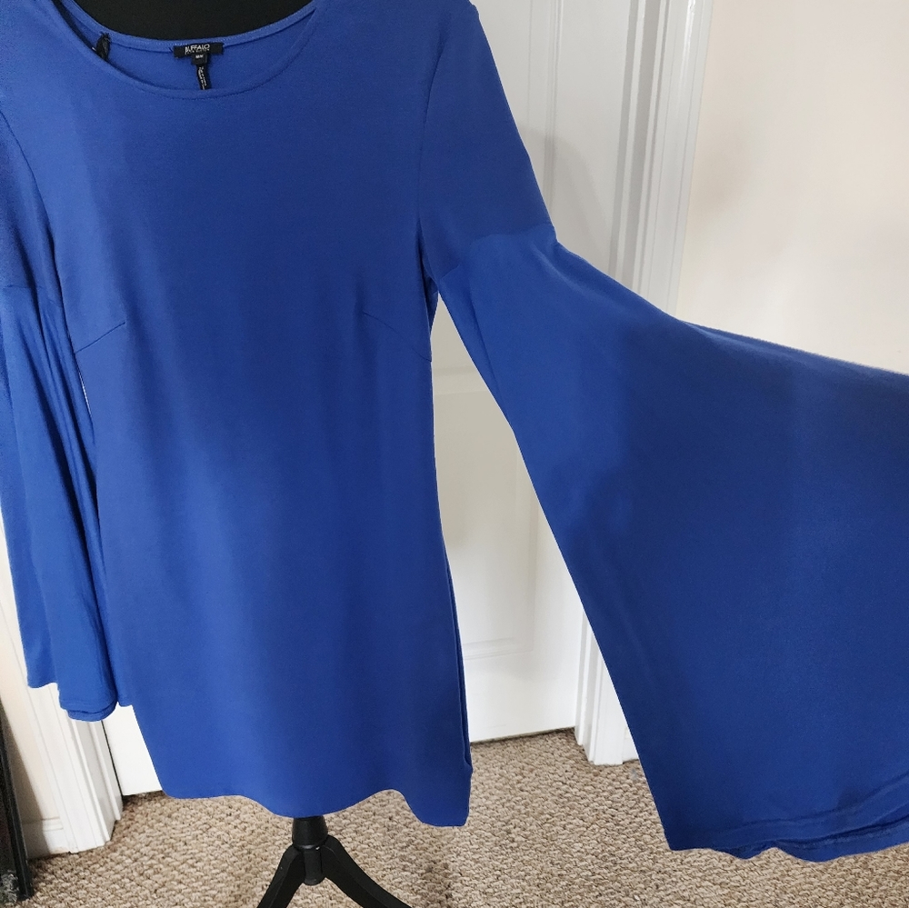Royal blue mini dress